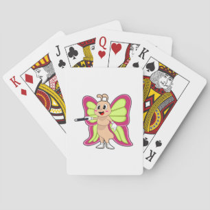 Baraja De Cartas Mariposa varita mágica