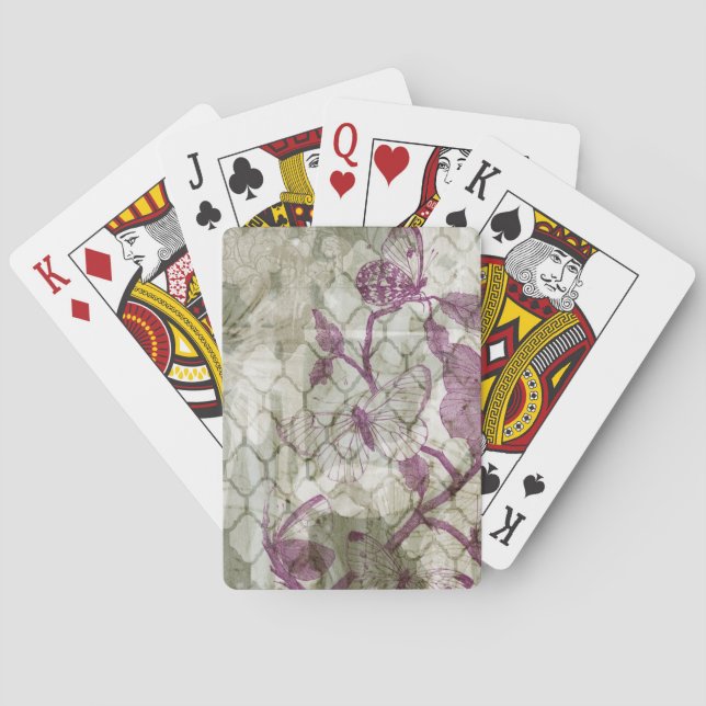 Baraja De Cartas Mariposas árabes IV (Reverso)