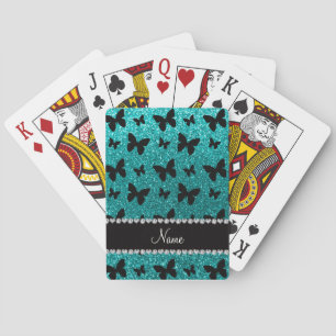 Baraja De Cartas Mariposas brillantes conocidas personalizadas del