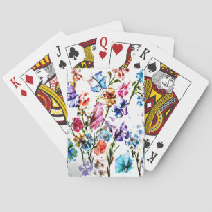 BARAJA DE CARTAS MARIPOSAS Y TARJETAS DE JUEGO DE BLOGS