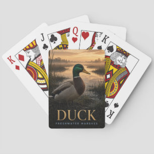 Baraja De Cartas Marismas de agua dulce de patos Vida silvestre ANI