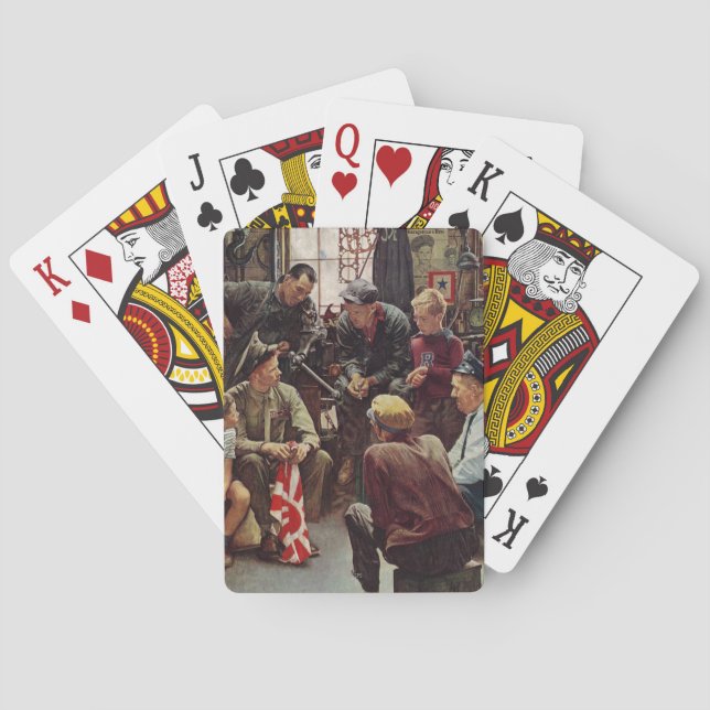 Baraja De Cartas Marítimo De Regreso A Casa (Reverso)