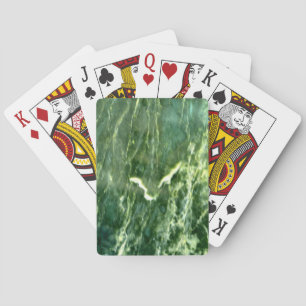 Baraja De Cartas Mármol verde verde