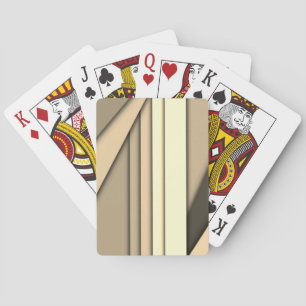 Baraja De Cartas Marrón monocromo moderno