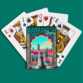 Baraja De Cartas Marruecos: Recorrido de turismo por gatos en Marra
