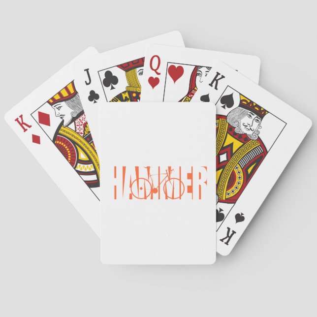 Baraja De Cartas Martillo (Reverso)