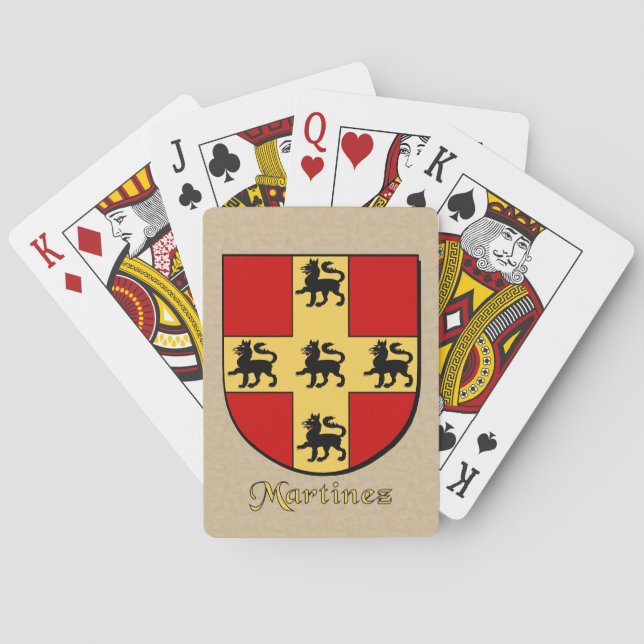 Baraja De Cartas Martinez Heraldic Shield (Reverso)