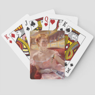 Baraja De Cartas Mary Cassatt - Mujer con collar de perlas en un pa