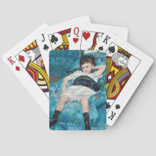 Baraja De Cartas Mary Cassatt - Niña en una butaca azul