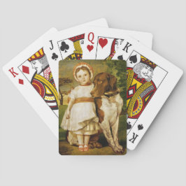 Baraja De Cartas Mary Fox Con Su Perro De Puntero Español (G.F. Wat