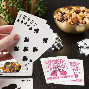 Baraja De Cartas Más fuerte que el cáncer de mama