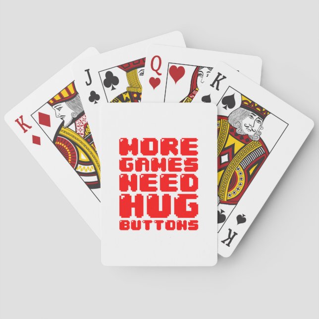 BARAJA DE CARTAS MÁS JUEGOS NECESITAN BOTONES HUG (Reverso)