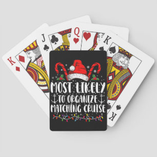 Baraja De Cartas Más Probable De Organizar Crucero Coincidente