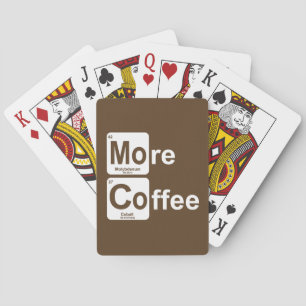 Baraja De Cartas Más tabla periódica del café