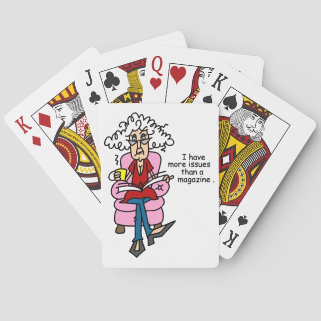 Baraja De Cartas Más temas que humor de revista (Reverso)