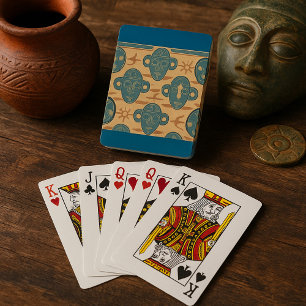 Baraja De Cartas Máscara Tribal Patrón de Cara Étnica Africana