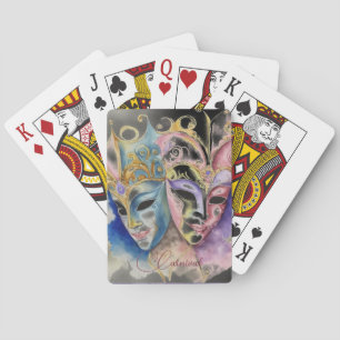 Baraja De Cartas Máscaras de carnaval de Venecia