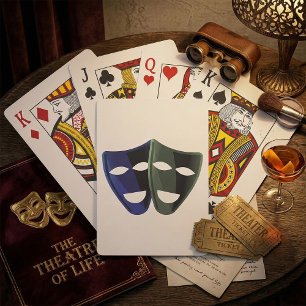 Baraja De Cartas Máscaras de Teatro