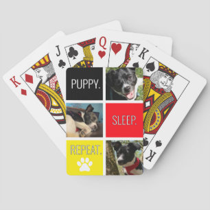 Baraja De Cartas Mascota colorida foto de animal amante de la geomé