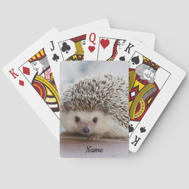 Baraja De Cartas Mascota Hedgehog (Reverso)