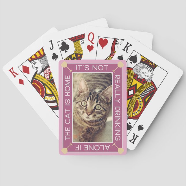 Baraja De Cartas Mascota personalizado | Divertido | Beber con el g (Reverso)