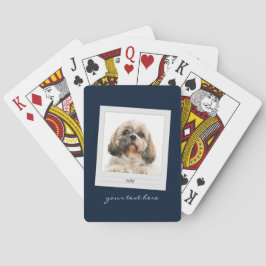 Baraja De Cartas Mascota Photo Dog Dueño de guión moderno Cumpleaño