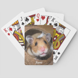 Baraja De Cartas Mascota sirio Hamster - Hamster estándar - Oso de
