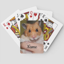 Baraja De Cartas Mascota sirio Hamster - Hamster estándar - Oso de