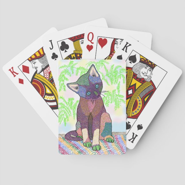 Baraja De Cartas Mascota Star Guay Cat (Reverso)