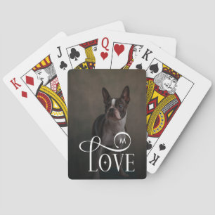 Baraja De Cartas Mascotas de Perros Personalizados con Foto Monogra