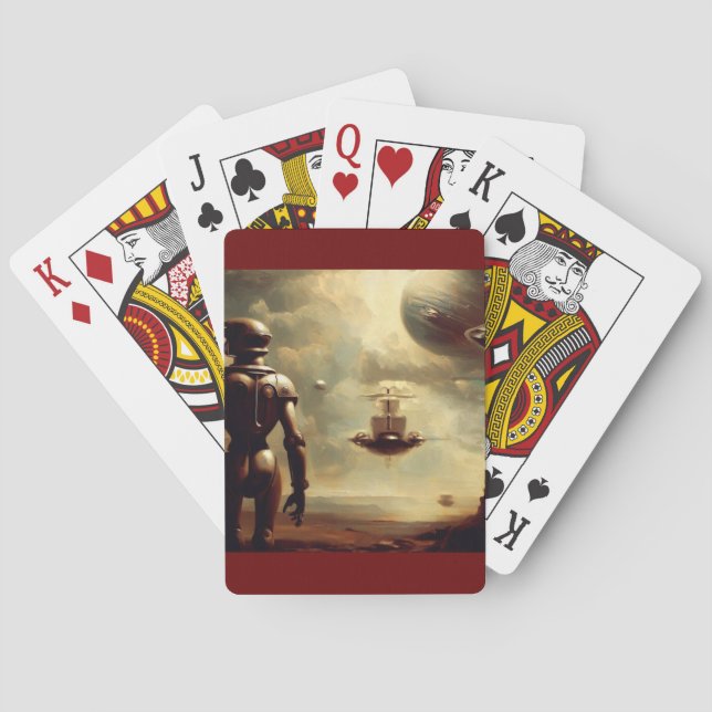Baraja De Cartas Máster italiano de SF (2) (Reverso)