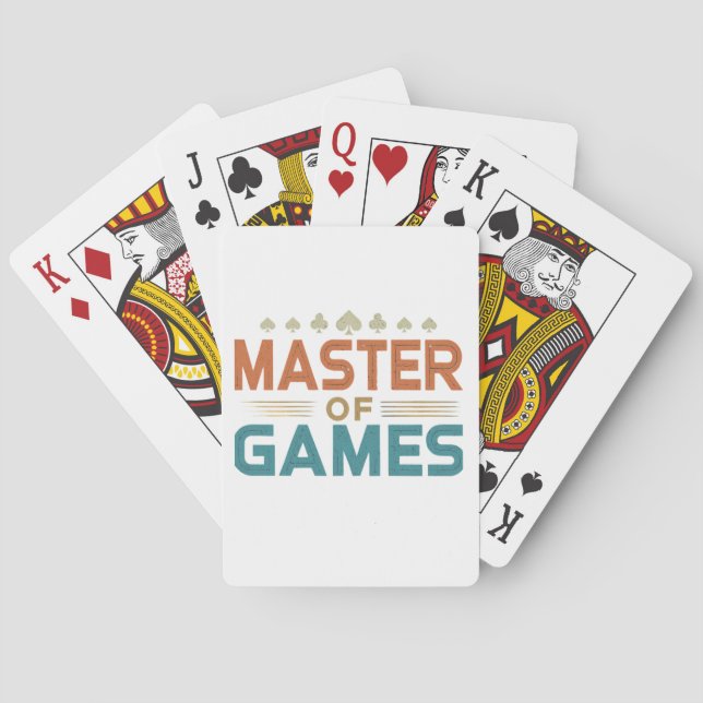 Baraja De Cartas Master of Games (Reverso)
