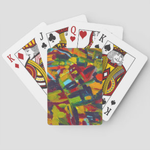 Baraja De Cartas Material gráfico abstracto colorido de Kandinsky 3