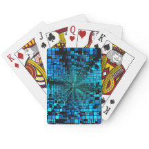 Matriz de píxeles azules