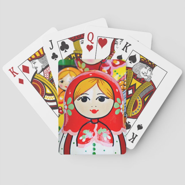 Baraja De Cartas Matryoshka Doll (Reverso)