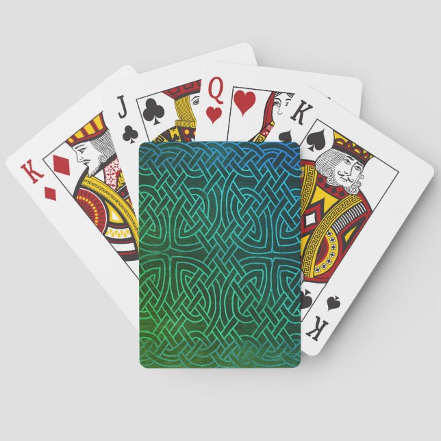 Baraja De Cartas Mau Mau tarjetas de nudos celta (Reverso)