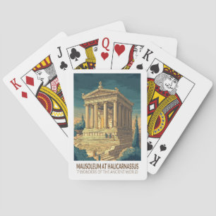 Baraja De Cartas Mausoleo de Halicarnaso 7 Maravillas del Mundo