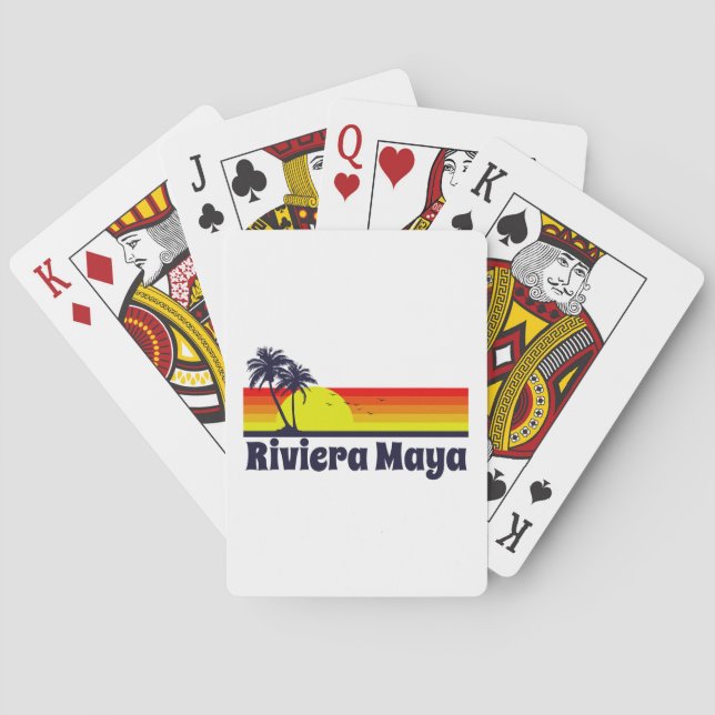 Baraja De Cartas Maya de Riviera (Reverso)