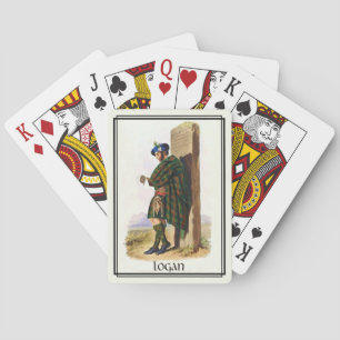 Baraja De Cartas Mazo Clásico Clan Logan Escocia