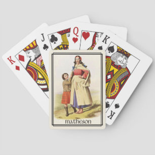 Baraja De Cartas Mazo Clásico Clan Matheson Escocia
