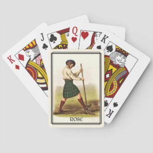 Baraja De Cartas Mazo Clásico Clan Rose Escocia