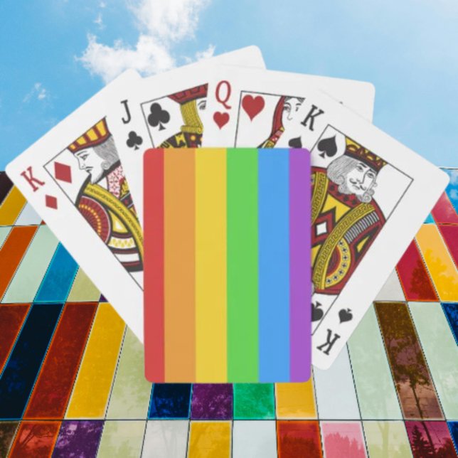 Baraja De Cartas Mazo de Orgullo: Bandera del Arcoíris (Subido por el creador)