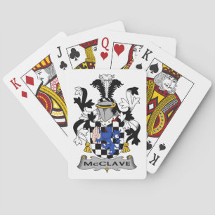 Baraja De Cartas McClave Family Crest