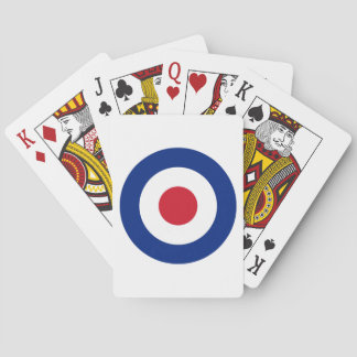 Baraja De Cartas MDC Tablero de juego azul rojo y blanco para tarje