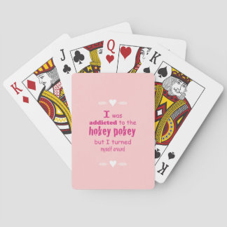 Baraja De Cartas Me adicto a la tipografía Hokey Pokey