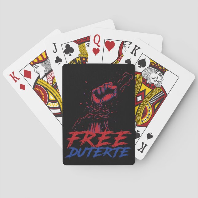 Baraja De Cartas Me Defiendo A Duterte Free DU30 Duterte (Reverso)