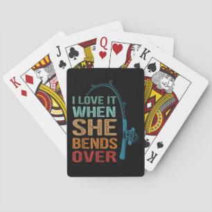 Baraja De Cartas Me Encanta Cuando Se Aprecia, Pesca Graciosa