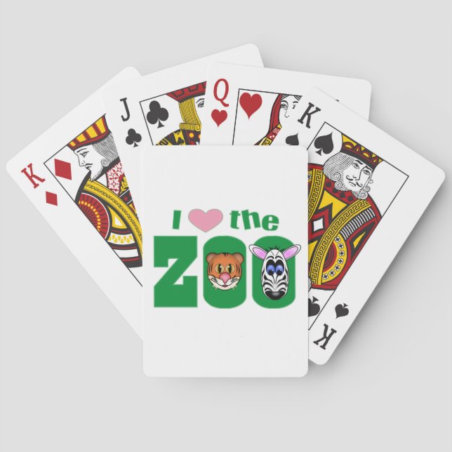 Baraja De Cartas Me encanta el ZOO (Reverso)
