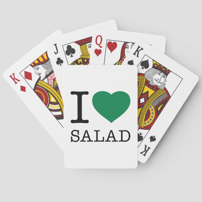 BARAJA DE CARTAS ME ENCANTA LA ENSALADA (Reverso)