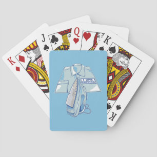 Baraja De Cartas Me encanta planchar hierro gracioso